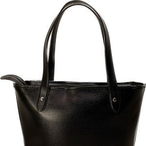 Ralph Lauren Sloan Street Classic Tote Black, READ